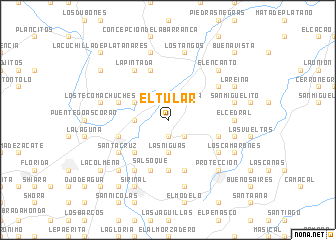 map of El Tular