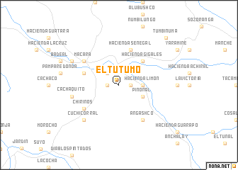 map of El Tutumo