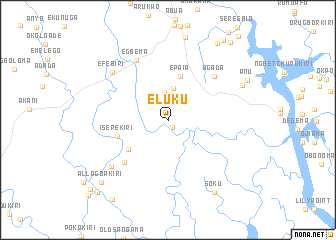 map of Eluku