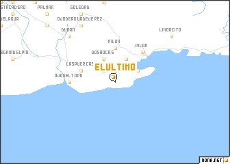 map of El Último