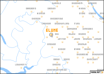 map of Elume