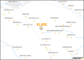 map of El Uro