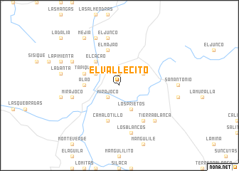 map of El Vallecito