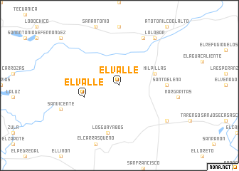 map of El Valle