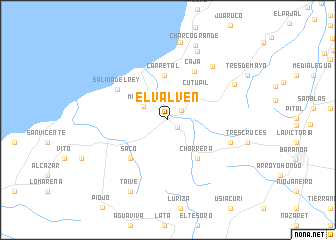 map of El Valven