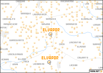 map of El Vapor