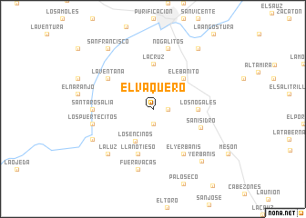 map of El Vaquero