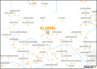 map of El Varal