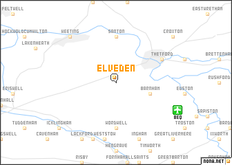 map of Elveden