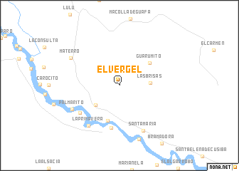 map of El Vergel