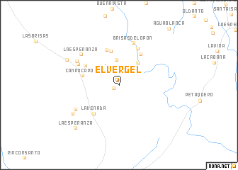 map of El Vergel