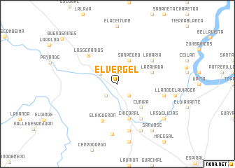 map of El Vergel