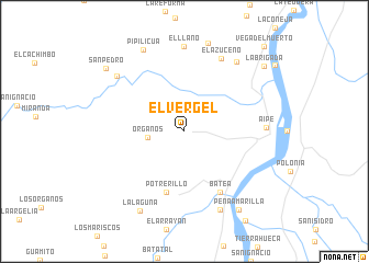 map of El Vergel