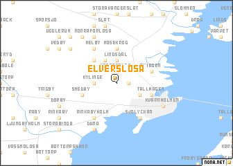 map of Elverslösa