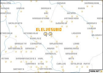 map of El Vesubio