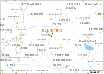 map of El Vicario