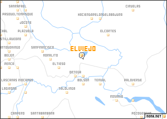 map of El Viejo