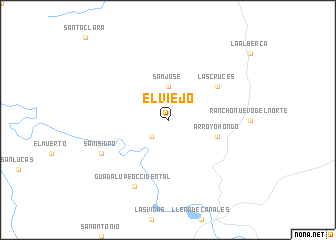 map of El Viejo