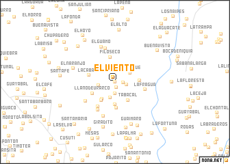 map of El Viento