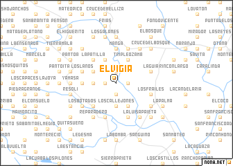 map of El Vigía