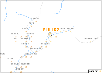 map of El Vilar