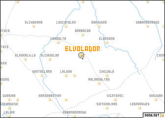 map of El Volador