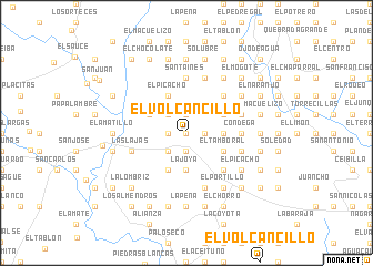 map of El Volcancillo