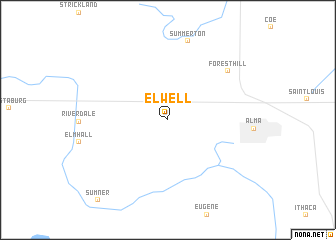 map of Elwell