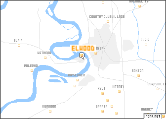map of Elwood