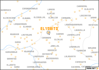 map of El Yabito