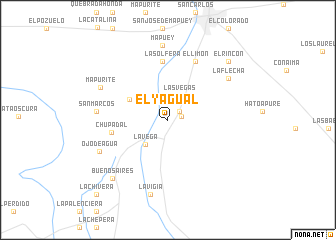 map of El Yagual