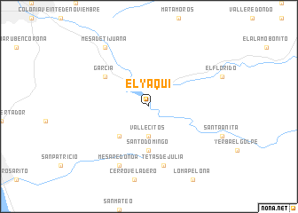 map of El Yaqui