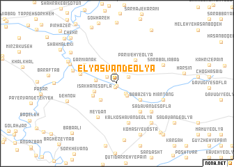 map of Elyāsvand-e ‘Olyā