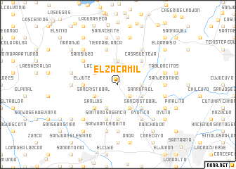 map of El Zacamil