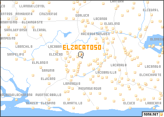 map of El Zacatoso