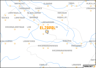 map of El Zapal