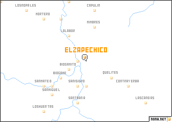 map of El Zape Chico