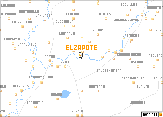 map of El Zapote