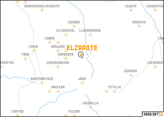 map of El Zapote