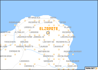 map of El Zapote