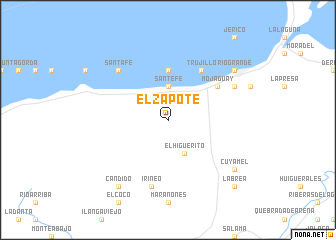 map of El Zapote