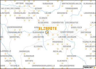 map of El Zapote