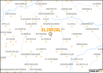 map of El Zarzal