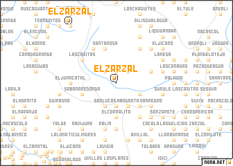 map of El Zarzal