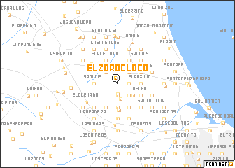 map of El Zorocloco