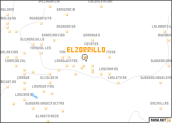 map of El Zorrillo