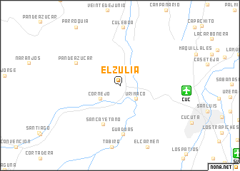 map of El Zulia