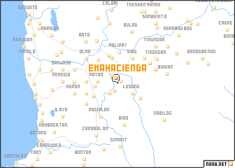 map of Ema Hacienda