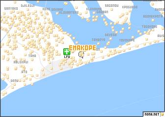 map of Ema Kopé