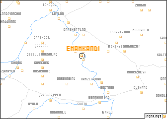 map of Emām Kandī